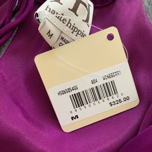 HAUTE Hippie Cold-Shoulder Blouse NWT Size Medium - Picture 8 of 9